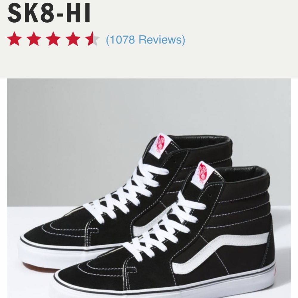 SK8-HI Black Vans